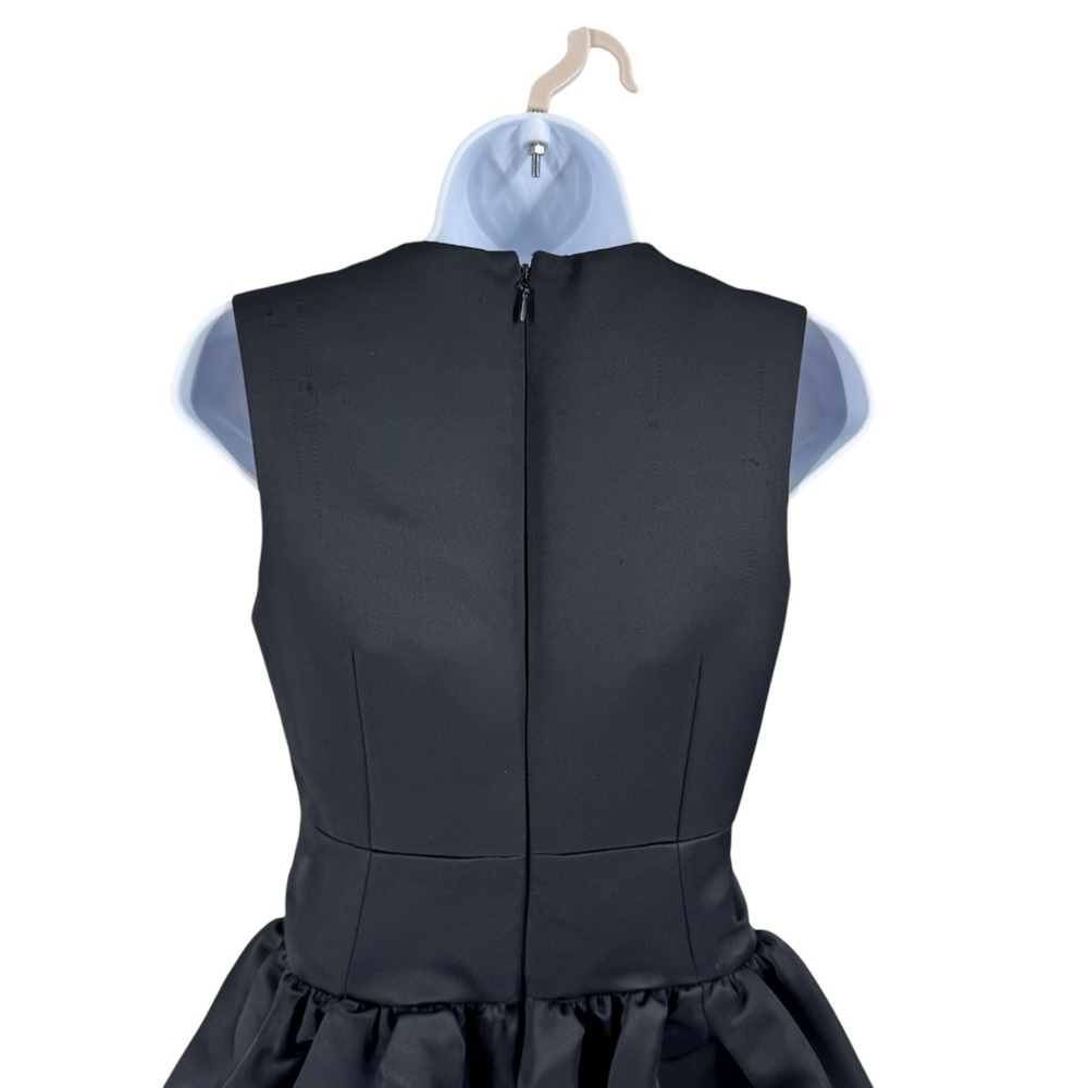 Tanya Taylor Black Noaki Embellished Sleeveless Drop Waist Mini Dress Size 0 - Picture 8 of 14